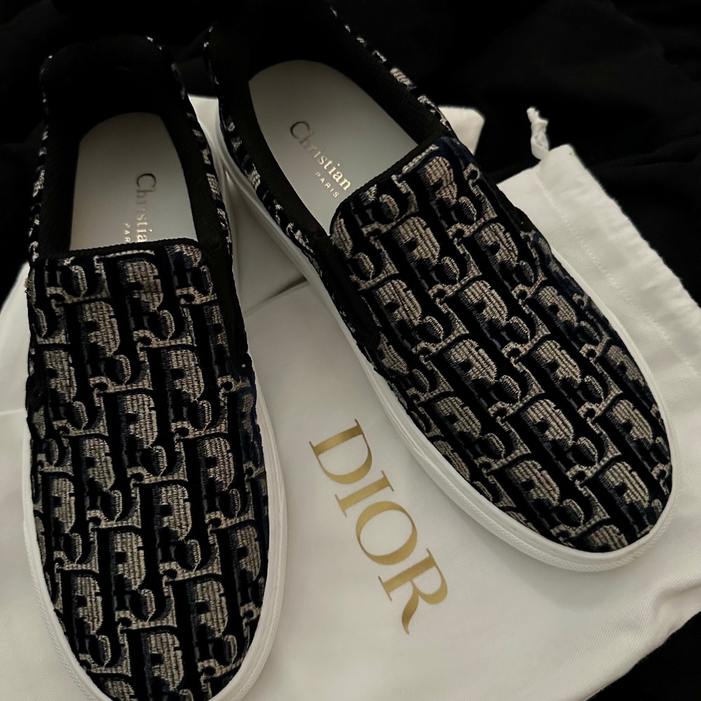 Dior Walk n Dior Oblique Slip Ons